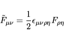 \begin{displaymath}
\mathop{\famzero Tr\,}\nolimits [\gamma_5e^{-\sigma_{\mu\nu}F_{\mu\nu}\tau}=-\tau^2F_{\mu\nu}\tilde F_{\mu\nu}
\end{displaymath}