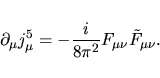 \begin{displaymath}
e^{-S}=J[\beta] e^{-S-\int{\rm d}^4x\,\beta(x)(-i\partial_...
...\psi}\gamma_\mu
\gamma_5\psi-2m\overline{\psi}\gamma_5\psi)}
\end{displaymath}