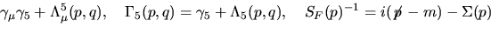 \begin{displaymath}[i(\makebox{$\not\hskip-0.18em{p}\,$}-m)]^{-1}=\frac{-i}{(\ma...
...le=lineafer.eps,width=4em}}
\text{ linea fermionica libera.}
\end{displaymath}