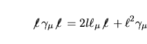 $\aligned T_{\mu\rho\sigma}(p,q)
&=\cdots\mathop{\famzero Tr\,}\nolimits \bigl[...
...p-0.05em{\ell}\,$}+\text{ termini lineari e quadr. in }\ell)\bigr]
\endaligned$