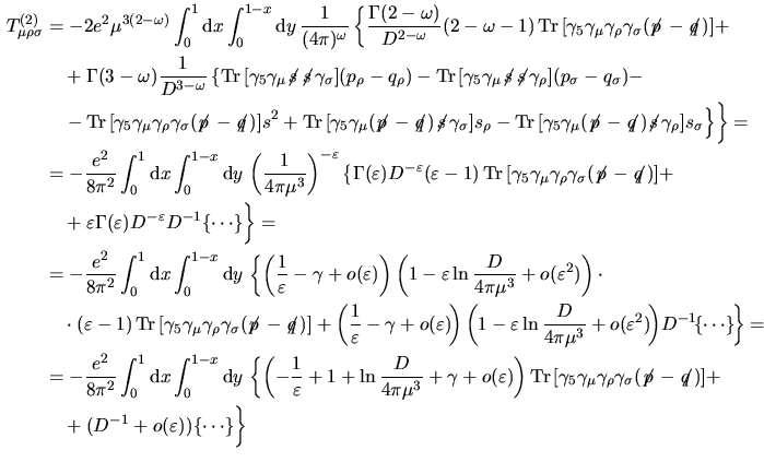 $\displaystyle T_{\mu\rho\sigma}^{(2)}$