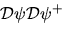 \begin{displaymath}\Cal D\psi\Cal D\psi^+\longrightarrow\Cal D\psi'\Cal D{\psi'}^+=
J[\beta]\Cal D\psi\Cal D\psi^+\end{displaymath}