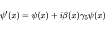 \begin{displaymath}
\int{\Cal D}\psi{\Cal D}\psi^+ m^{-S[\psi,\psi^+,A_\mu]}=\...
...}=
\int\Cal D\psi'\Cal D{\psi'}^+ e^{-S'[\psi,\psi^+,A_\mu]}
\end{displaymath}