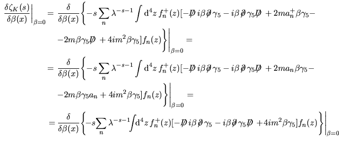 $\makebox{$\not\hskip-0.35em{D}\,$}i\beta(i\makebox{$\not\hskip-0.35em{A}\,$})\g...
...(i\makebox{$\not\hskip-0.35em{A}\,$})\gamma_5\makebox{$\not\hskip-0.35em{D}\,$}$