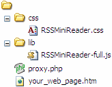 folder structure