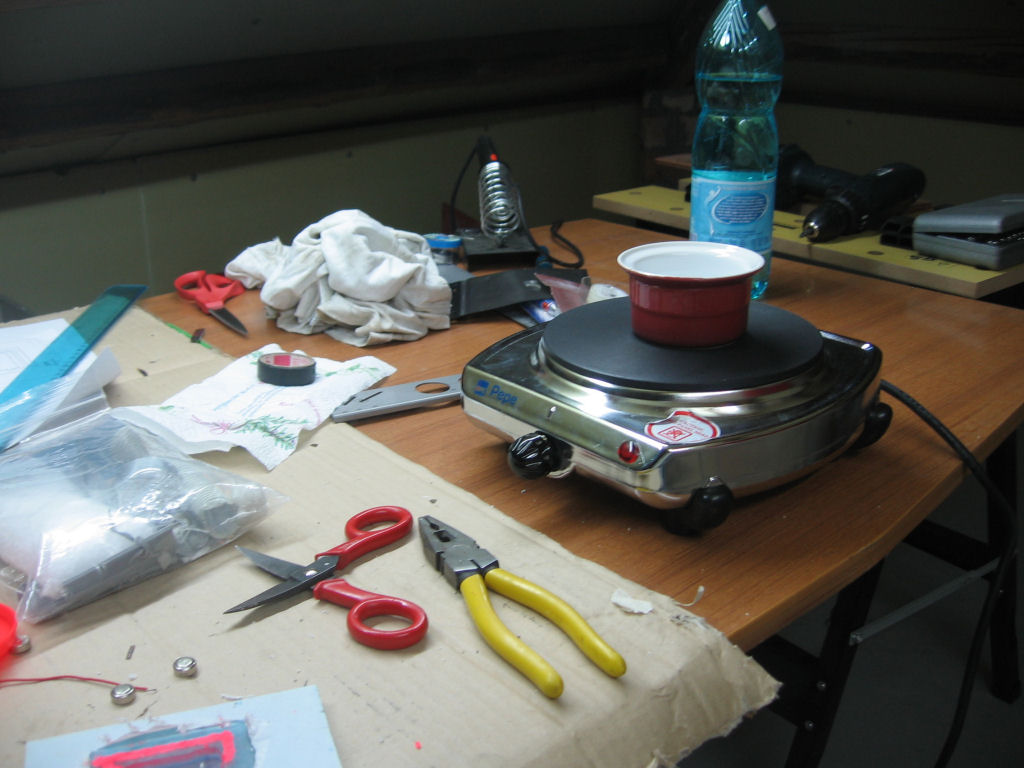Zona riscaldamento plastica modellabile