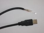 Led blu collegato alla alimentazione USB tramite resistenza