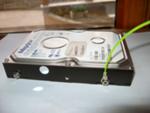 Il primo elemento fissato all'harddisk