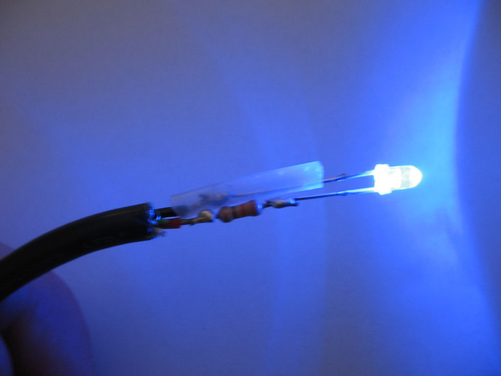 Il led acceso