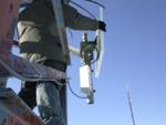 Posizionamento antenna sul traliccio