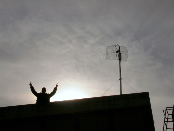 Tramonto d' antenna