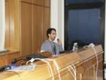 Maurizio durante la sua conferenza