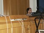 Maurizio durante la sua conferenza