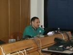 Fabio durante la sua conferenza