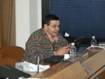 Ercole durante la sua presentazione