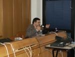 Ercole durante la sua presentazione