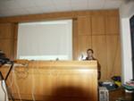 Marco durante la sua presentazione