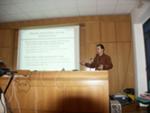 Marco durante la sua presentazione