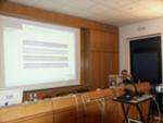 Emiliano durante la sua presentazione