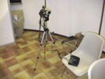 La telecamera usata durante le prove