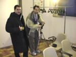 Illo e maury controllano la telecamera