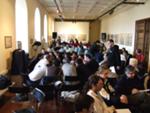 Panoramica sui tavoli di lavoro